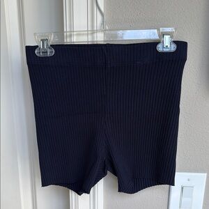 NWOT Cotton Citizen Navy Ibiza Ribbed Bike Shorts - size medium